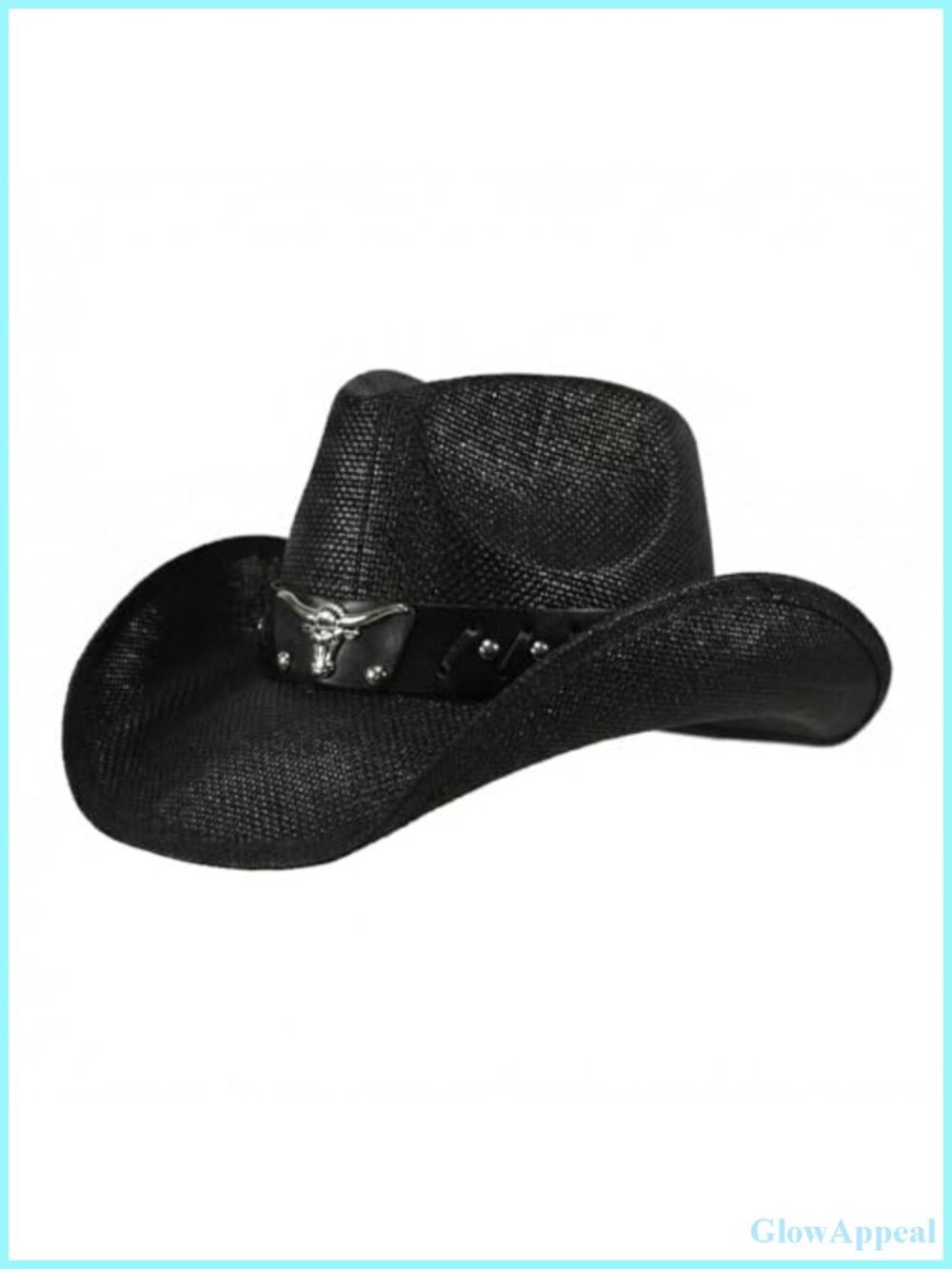 Cowboy Hat for Women Men Straw Woven Summer Sun